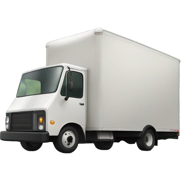 Boxtruck with letters "SWIPE” on the side emoji