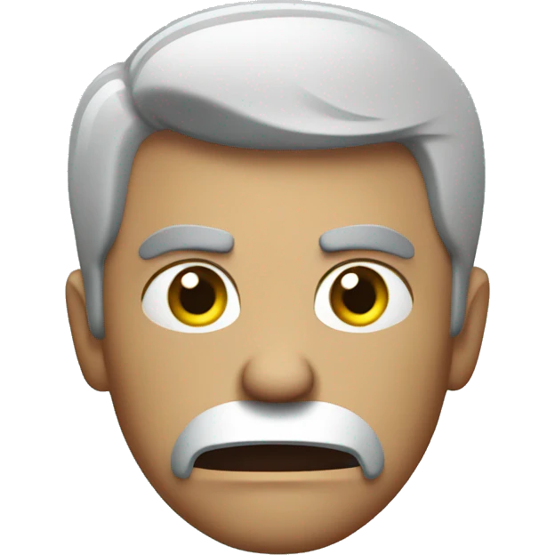 angry guy in a blue apron emoji