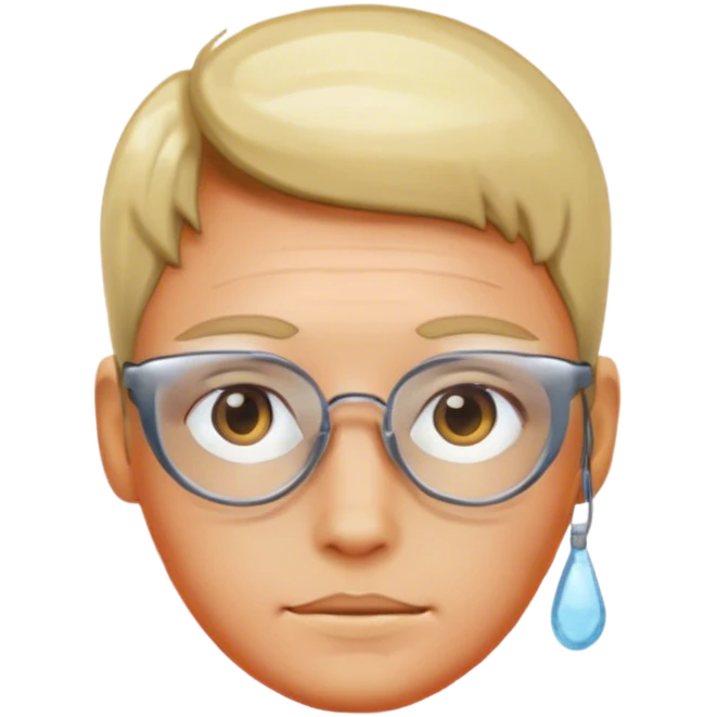 i want one glass ware person  emoji