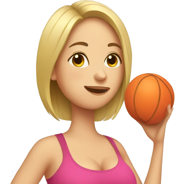 pregnant doing fitness emoji