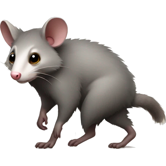 possum full body walking emoji