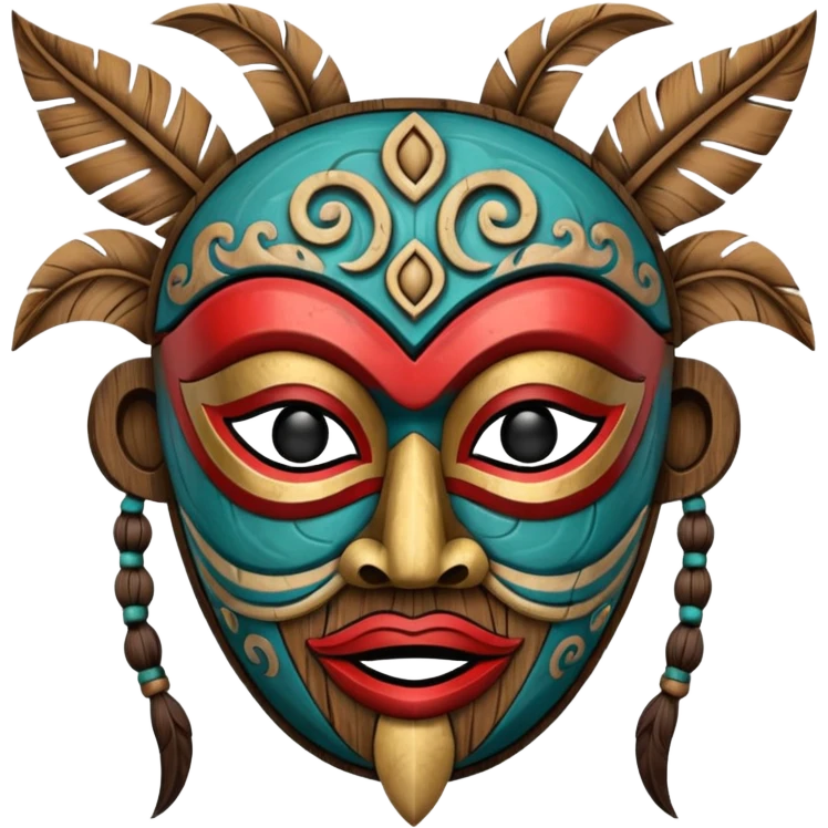tribal mask emoji