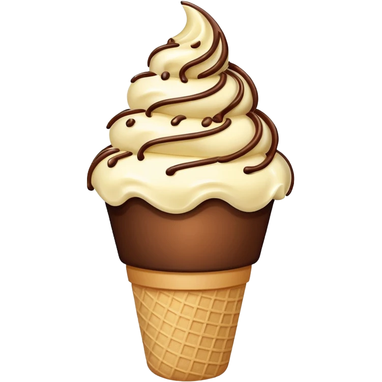 big ice cream emoji