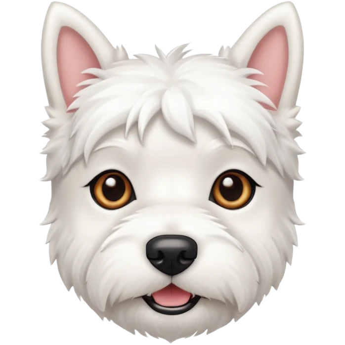 adorable west highland terrier dog emoji