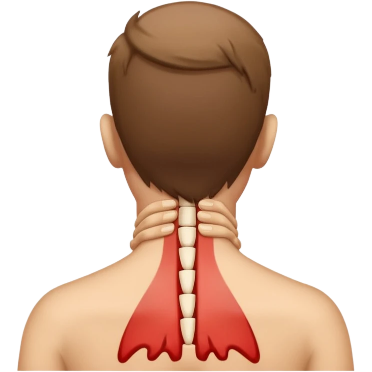 pain in the back of the neck emoji