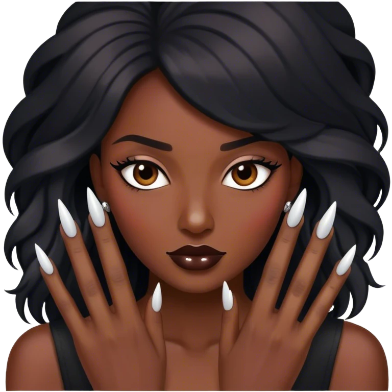 slay nails emoji
