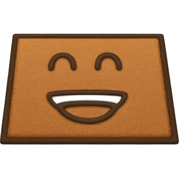 Brown Welcome mat emoji