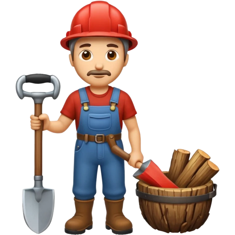 woodcutter emoji