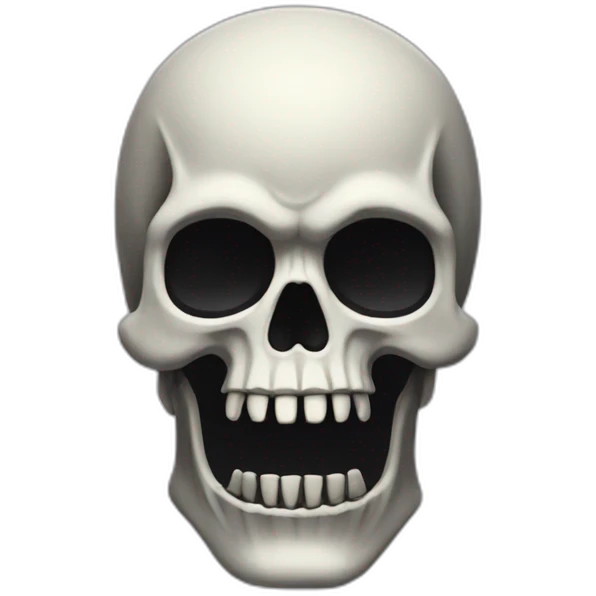 Spooky skeleton doot doot emoji