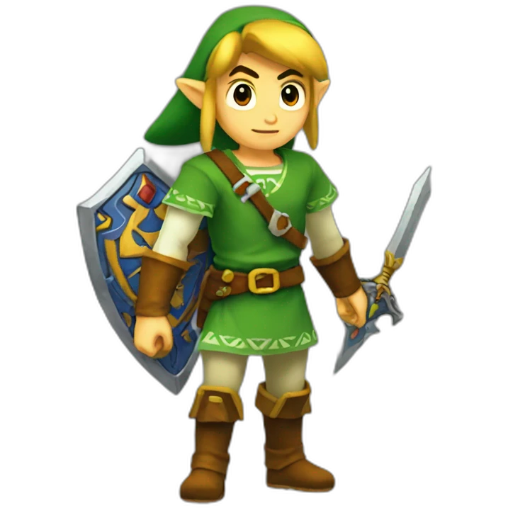 Link dans zelda emoji