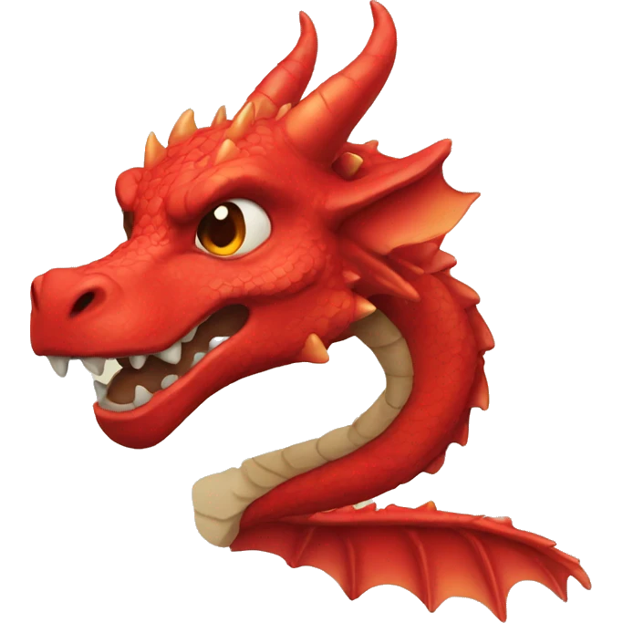 Red dragon emoji
