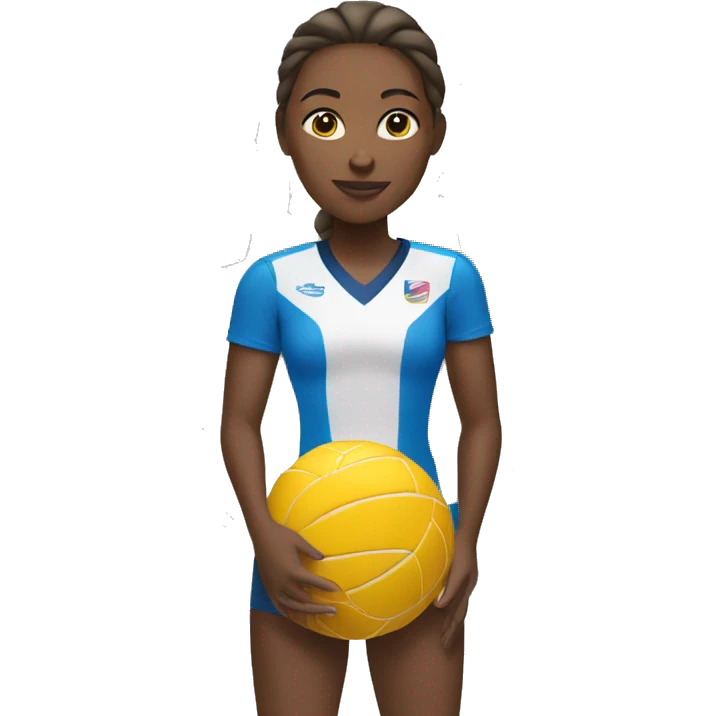 summer olympics girl playing volleyball emoji
