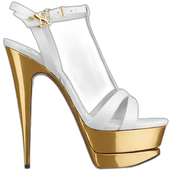 ysl TRIBUTE PLATFORM SANDALS IN PATENT LEATHER emoji