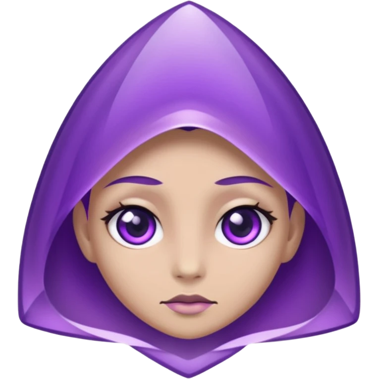 amethytst with eyes emoji