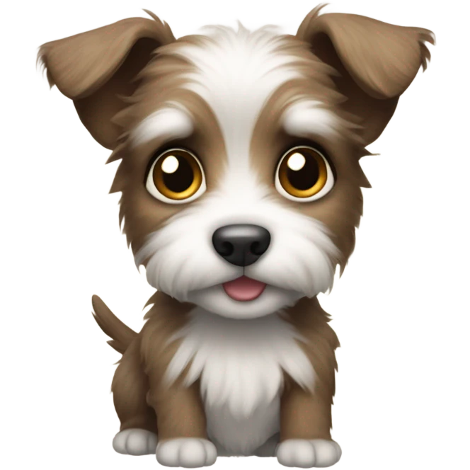 Terrier puppy emoji