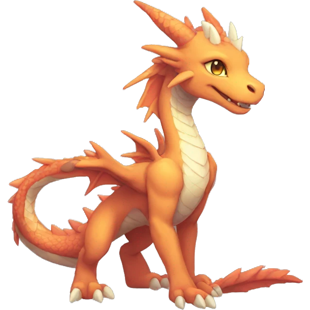 Anthro Sona Fakemon Dragon Full Body emoji