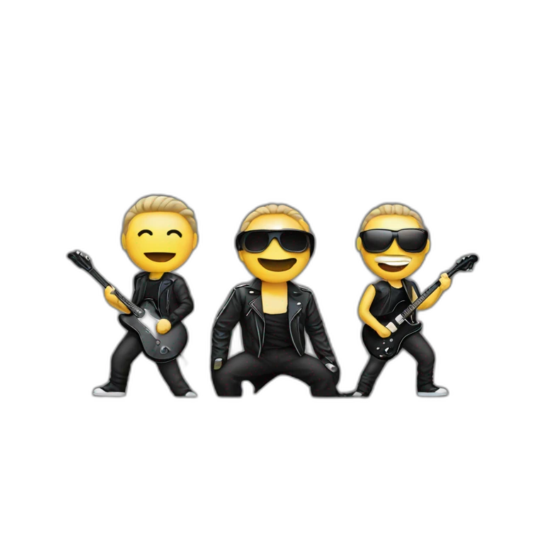 U2 on stage emoji