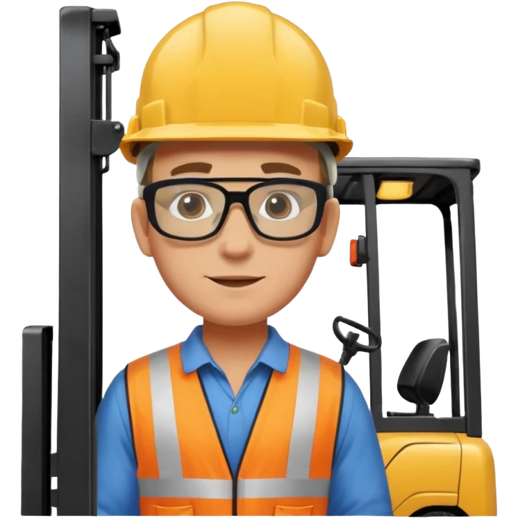 David Racey forklift emoji