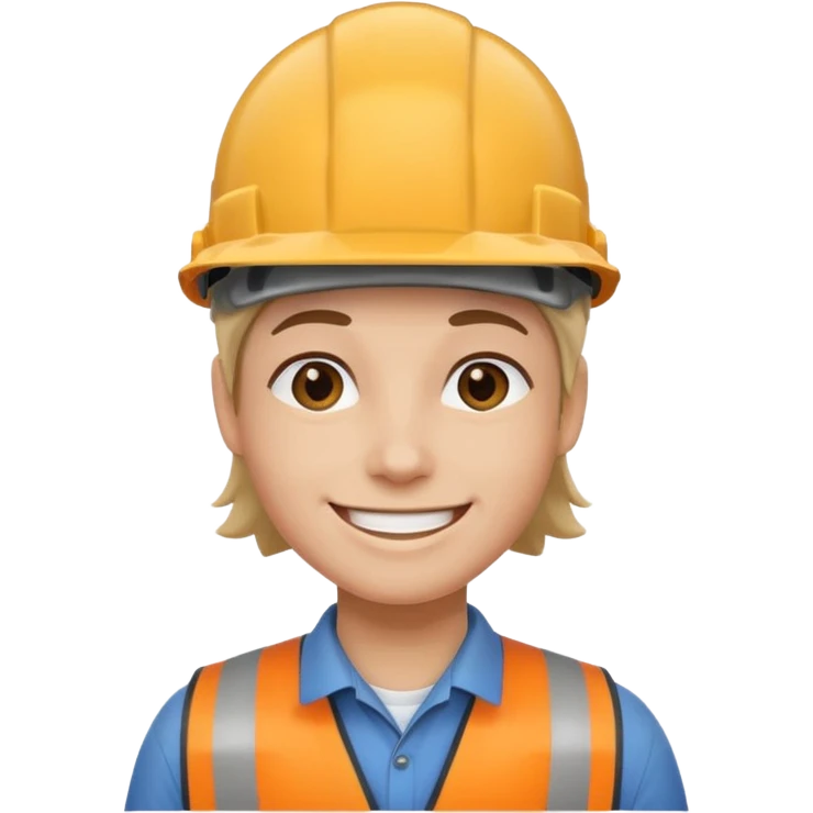 twitter with a hardhat on emoji