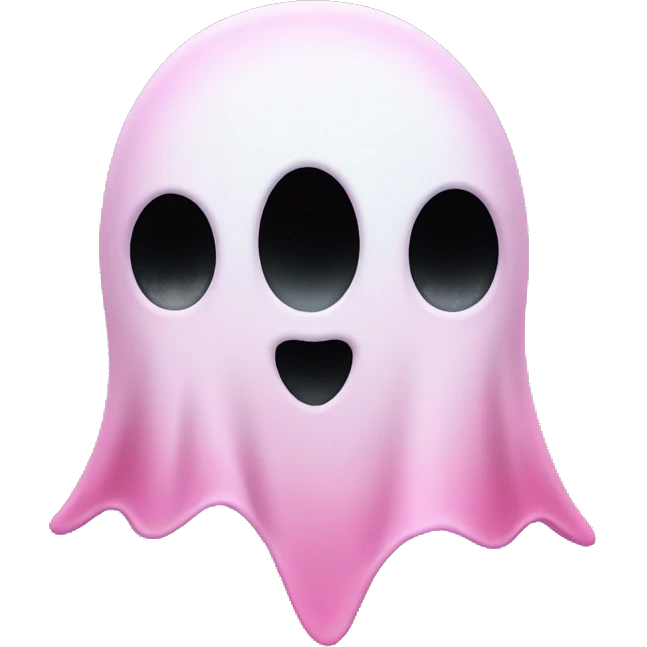 ghost with pink hearts  emoji