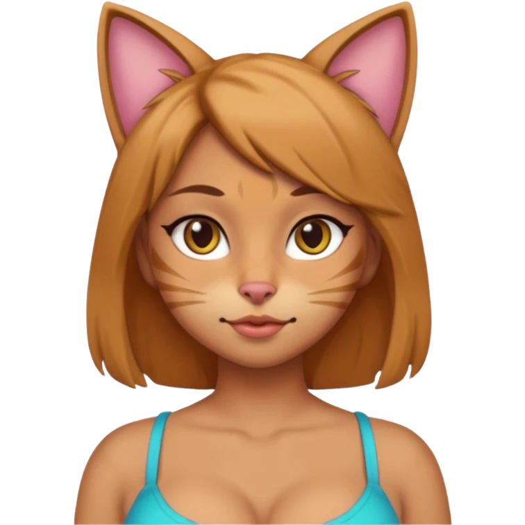 Cat girl titties emoji