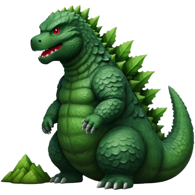 godzilla pooping emoji