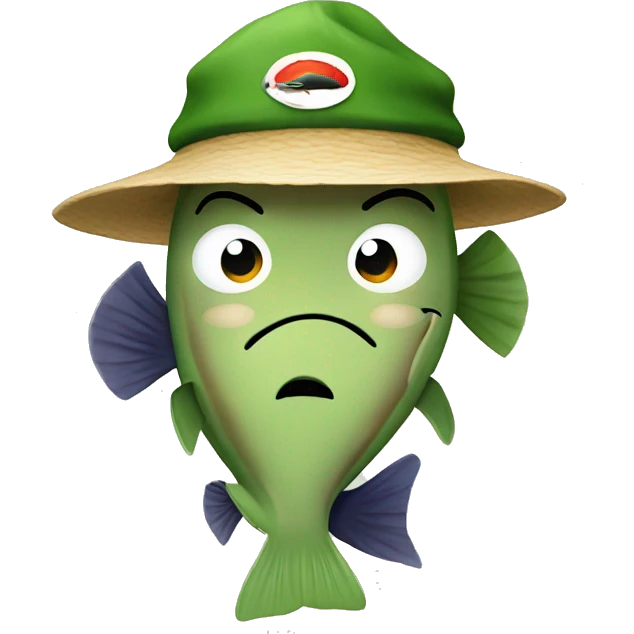 melanzana dentro la pesca emoji