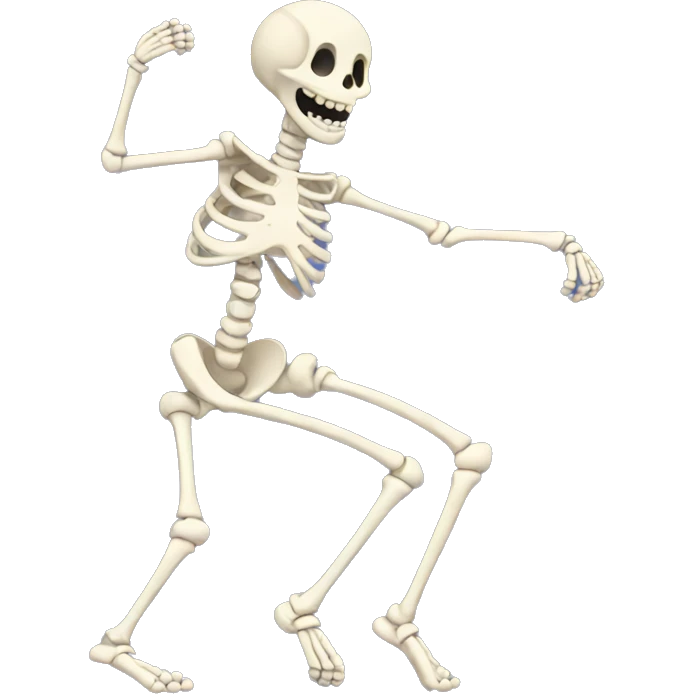 1 dancing skeleton emoji