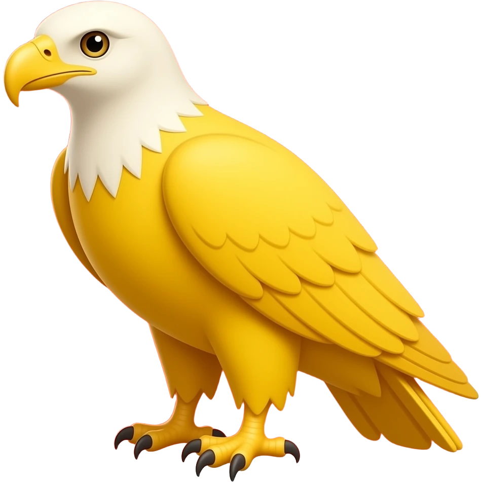 Roter Hintergrund mit einen gelben Adler emoji