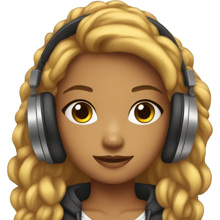 dj cute girl emoji