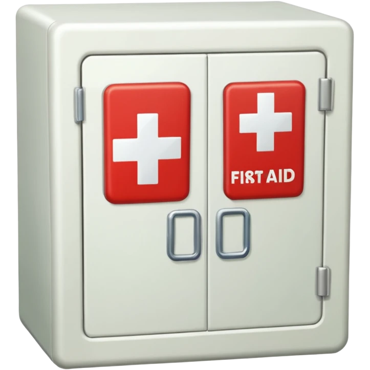 first aid cupboard emoji