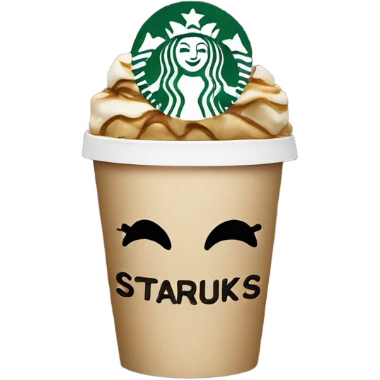 Glamour starbucks logo emoji