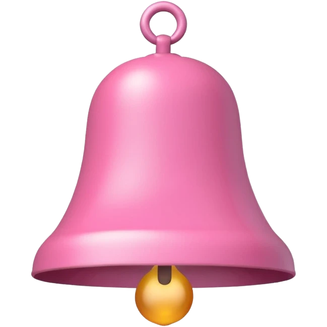 bell pink emoji