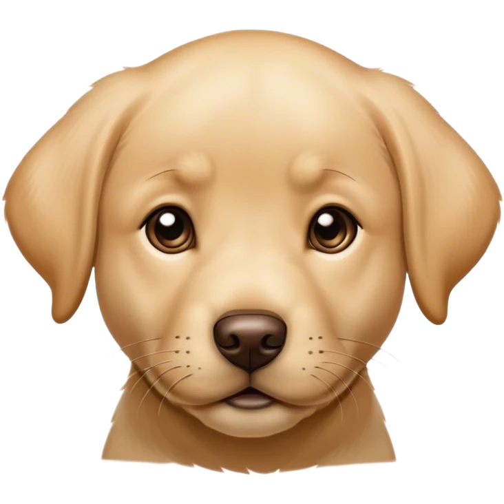 Head of labrador puppy emoji