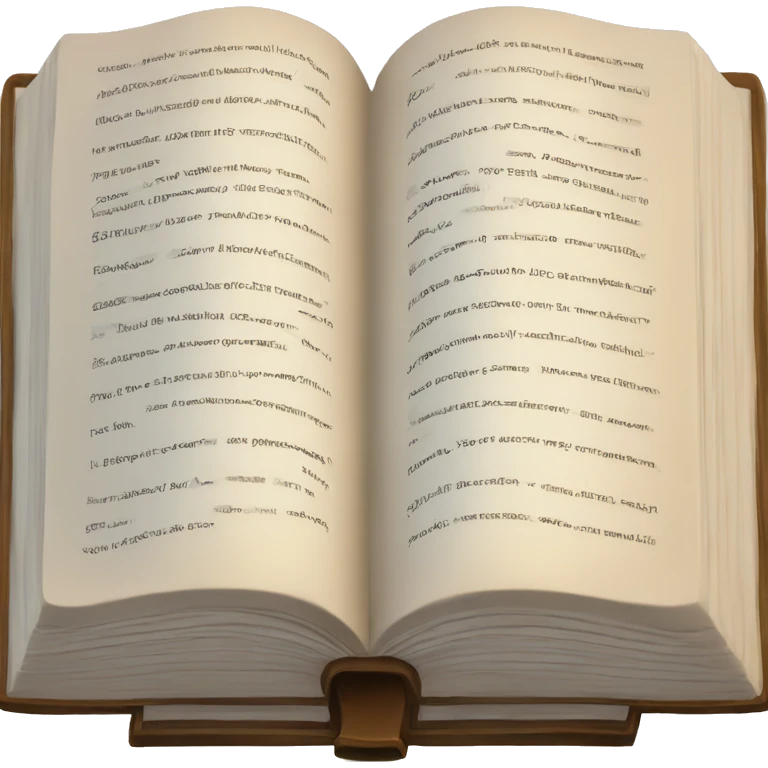 Open Bible with highlighted areas emoji