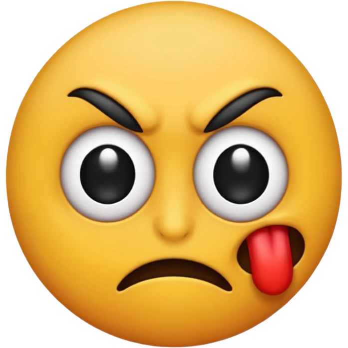 One eyed emoji that’s diabolically giving the most bombastic side eye  emoji