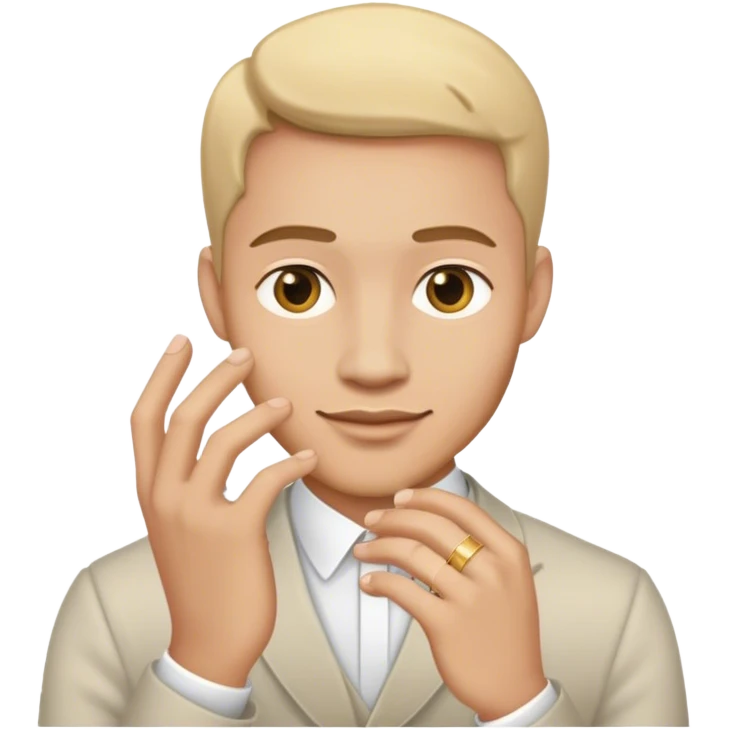 Male Weeding ring emoji