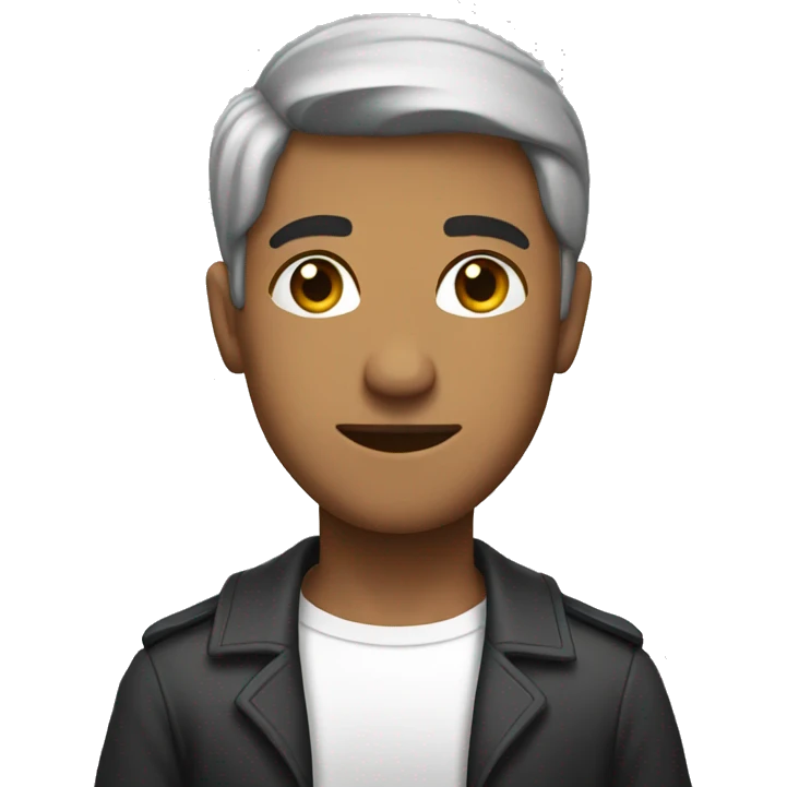 Ahmer holding left hand on thigh emoji