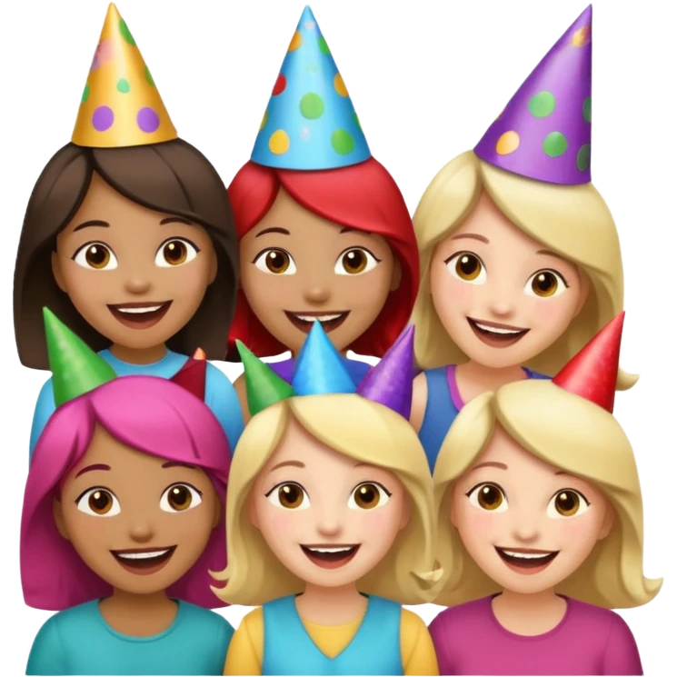 Компанія дівчат emoji