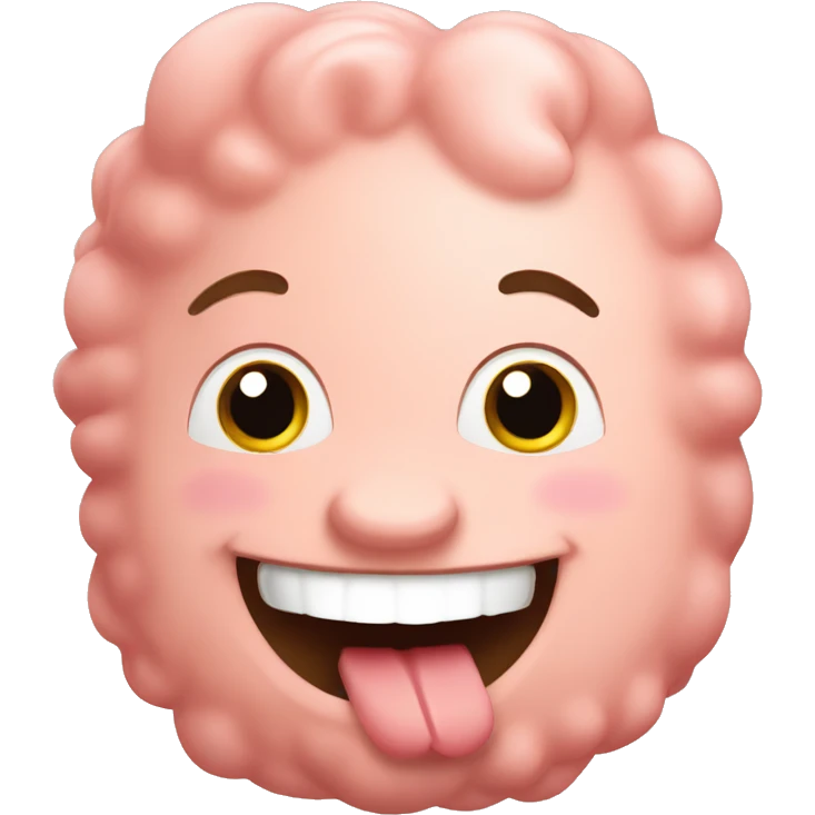 Happy ham emoji
