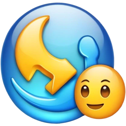 Best programming language logo. emoji