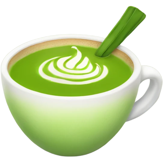 Matcha latte emoji