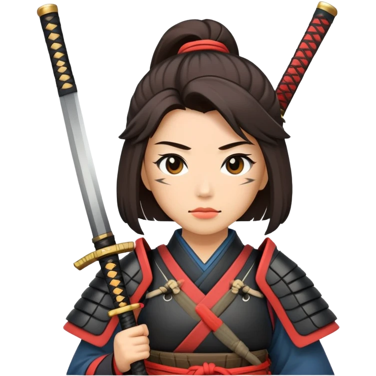 Woman samurai emoji
