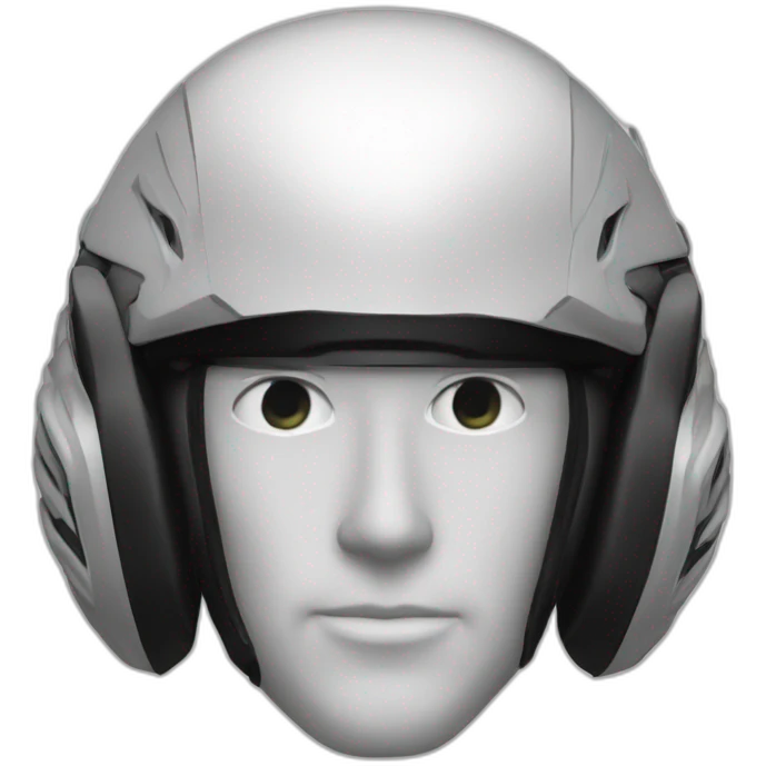 Casque avec des ailes sur les côtés  emoji