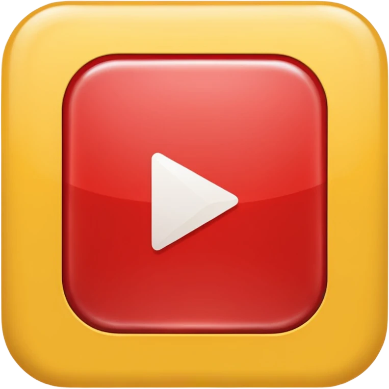 placa do youtube vermelho emoji