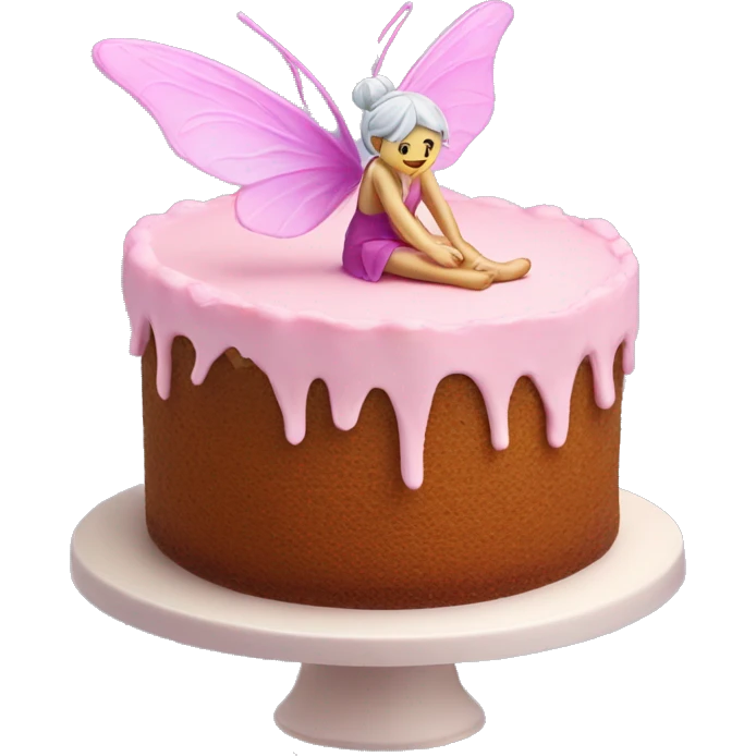 Fairy paste cake emoji