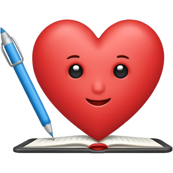 make a heart With Writnig Gulkand emoji