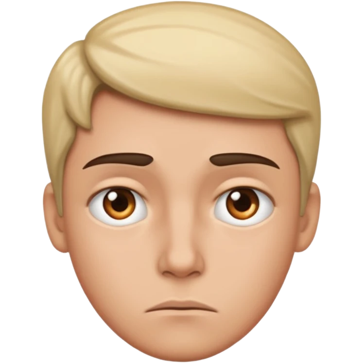 concerned face that doesn’t care emoji