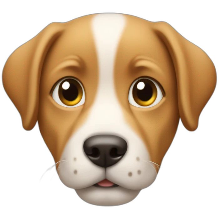 puppy dog in the fourth dimension emoji