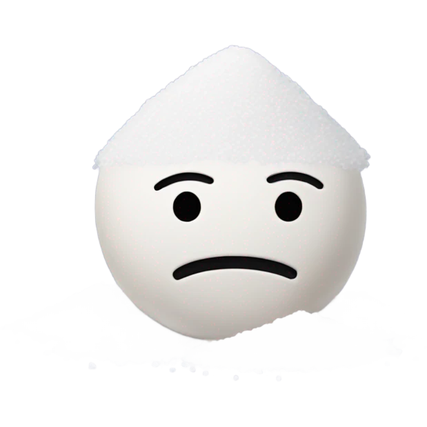 Happy emoji with pile of salt emoji